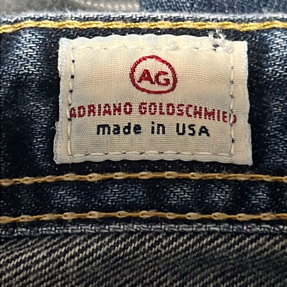 🔥🔥 AG ADRIANO GOLDSCHMIED “Matchbox”Slim Straight Jeans - 34x32 - EXCELLENT - Picture 7 of 13